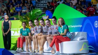 Националният ансамбъл по художествена гимнастика спечели втори сребърен медал за