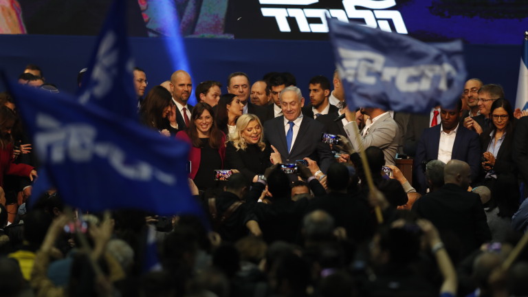 Нетаняху на крачка от пълно мнозинство в Израел 