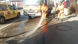 С питейна вода мият улиците на Велико Търново