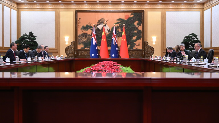 Министър-председателят на Австралия Антъни Албанезе се срещна с китайския премиер