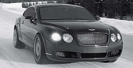 Bentley с нов рекорд върху лед