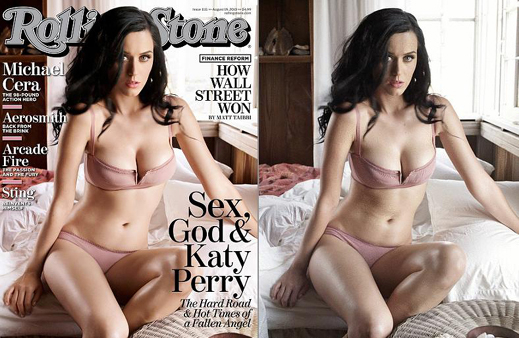 Кейти Пери - секси благодарение на Photoshop