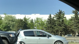 Верижка катастрофа на "Цариградско шосе"