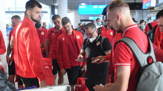 Отборът и делегацията на ЦСКА вече са в Базел, Швейцария.