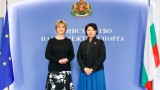 Весела Лечева проведе среща с посланика на Монголия, двете страни обсъдиха бъдещо сътрудничество