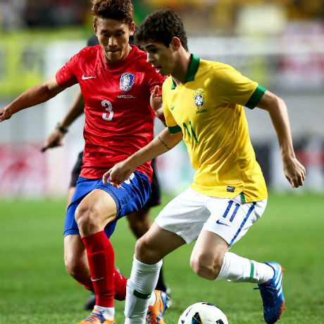 Бразилия не срещна трудности с Южна Корея