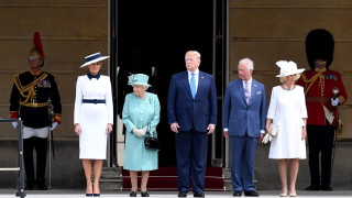 Президентът на САЩ Доналд Тръмп и Мелания Тръмп пристигнаха във