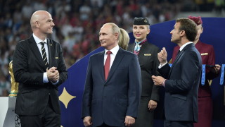 Владимир Путин награди руските футболни национали