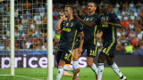  Ювентус победи Валенсия с 2:0, макар аления картон на Кристиано Роналдо 