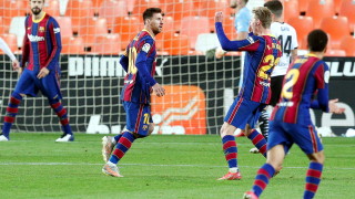 Лионел Меси беше с най голяма заслуга за победата на Барселона