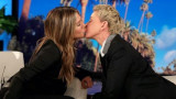 Дженифър Анистън, Елън Дедженеръс и целувката им и The Ellen Show 