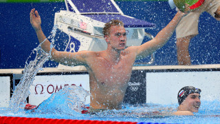 Дмитрий Баландин който спечели изненадващо олимпийската титла на 200 метра