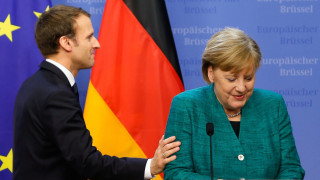 Меркел и Макрон искат ускоряване на изпълнението на споразуменията от Минск
