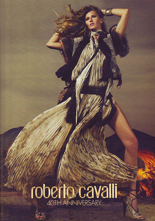 Жизел Бюндхен за "Roberto Cavalli 40th Anniversary"