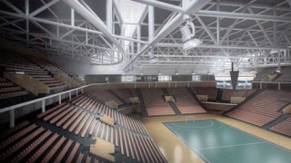 Приключи монтажът на покрива на многофункционалната спортна зала в Пловдив