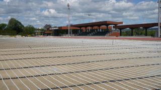 Тренировъчният терен който вече 10 години се ползва от първия