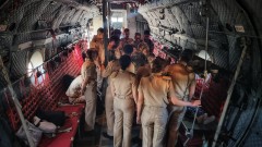 Курсанти по военна медицина тренираха за авиоевакуация на пациенти