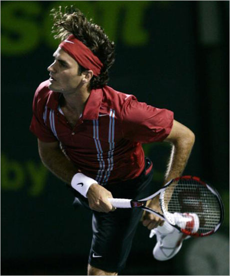 Роджър Федерер в третия кръг в Маями 