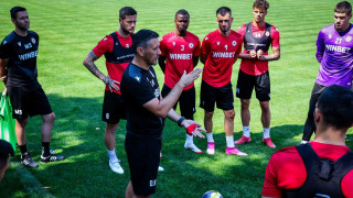 ЦСКА проведе първото си занимание през тази седмица след кратката