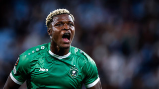 Нападателят на Лудогорец Ерик Биле вкара един от головете за