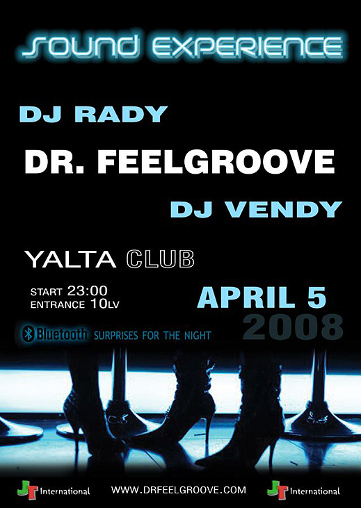 Dr. Feelgroove, DJ Rady и DJ Vendy ще пускат на Sound Experience