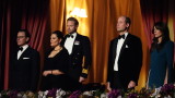 Кейт Мидълтън и принц Уилям в компанията на шведската принцеса Виктория и принц Даниел