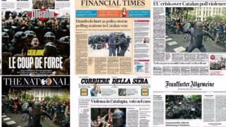 Печатните издания в Европа акцентират върху полицейското насилие в избирателните