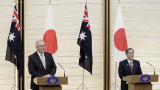 Китай размаха пръст на Австралия и Япония заради новия им военен пакт