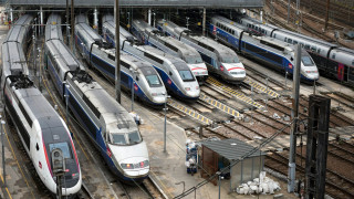 Тримесечна стачка на железопътния транспорт във Франция