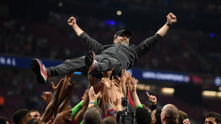 Едва ли имаше по щастлив човек на Уанда Метрополитано в Мадрид