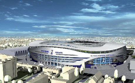 Тотнъм започва строителство на нов стадион през 2010 година