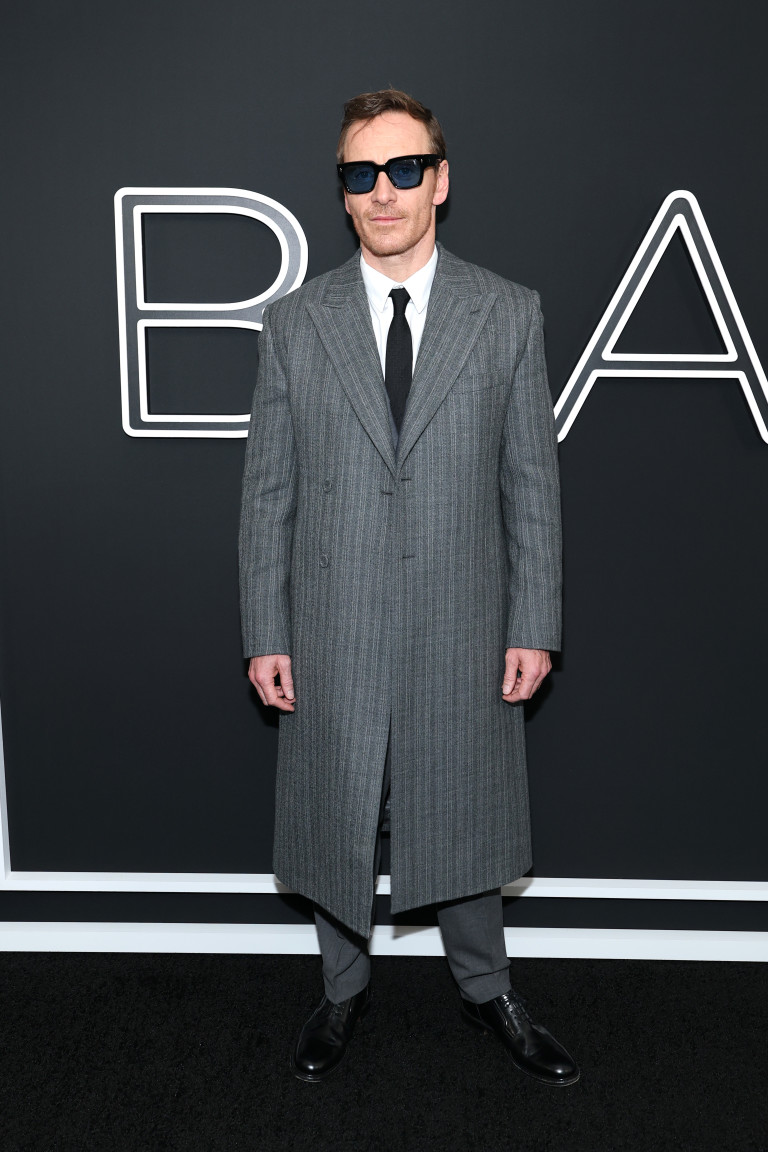 Фасбендър на премиерата на последния си филм