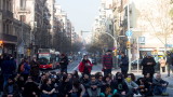  Стачка сковава пътищата в Каталуния 