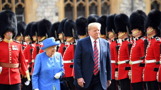 Президентът на САЩ Доналд Тръмп се срещна с британската кралица