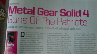 Дадоха 10/10 на Metal Gear Solid 4 в първото му ревю (галерия и видео)