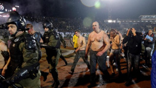 Броят на арестувани след безредиците на дербито между Партизан и