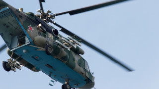 Хеликоптер Mи 8 на руските въздушно космически сили както руските власти наричат