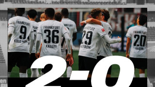 Айнтрахт Франкфурт сложи край на серията на Унион Берлин от