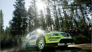 Грьонхолм  отпадна от рали Португалия