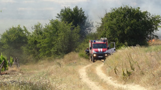 Пожар е избухнал в смесена гора в района на пазарджишкото