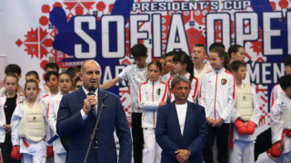 Президентът Румен Радев откри международния турнир Sofia Karate Open 2024