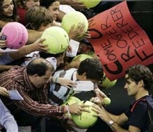 ATP Мадрид: Роджър Федерер - Гилермо Каняс 6:0, 6:4  