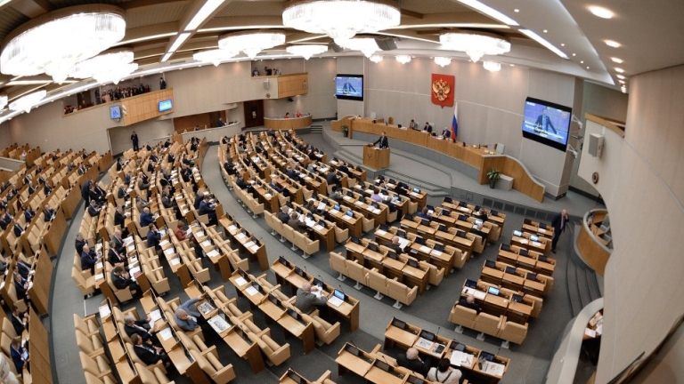 Руската Дума - парламентът на страната, спря за неопределено време
