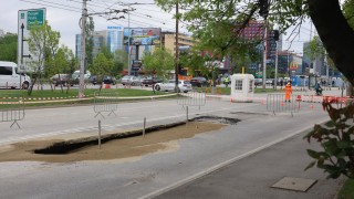 Метрополитен: Няма опасност за живущите край пропадналия участък на "Цариградско шосе"