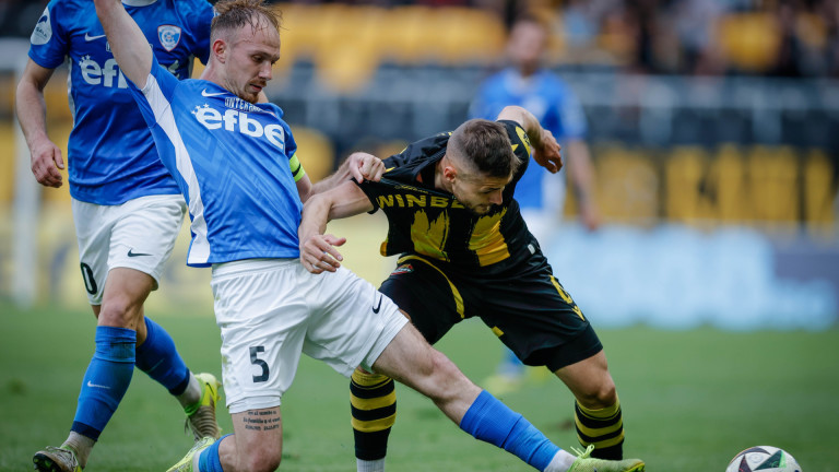 Ботев (Пловдив) - Спартак (Варна) 3:2 (Развой на срещата по минути)