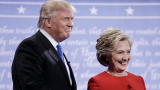 Прехвърчаха искри в дуела между Клинтън и Тръмп