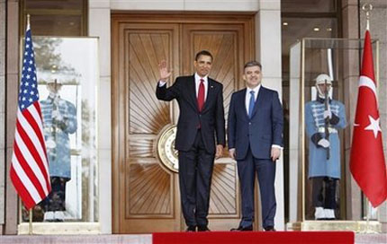 Обама посети мавзолея на Кемал Ататюрк