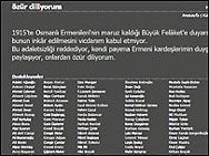 В петиция турски граждани се извиняват на арменците