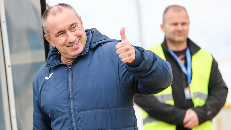 Треньорът на Левски - Станимир Стоилов говори след победата на