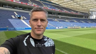 Треньорът на вратарите на Беласица Петрич Христо Бахтарлиев взе участие